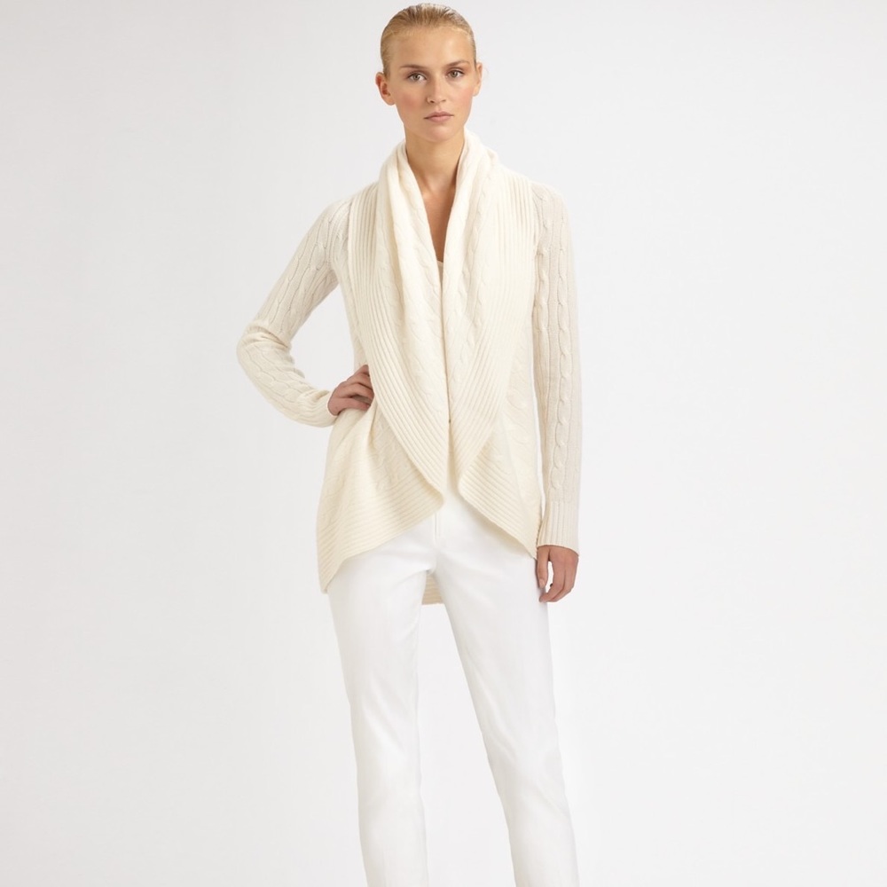***ISO*** Ralph Lauren Black Label Cashmere Circle Cardigan S or M